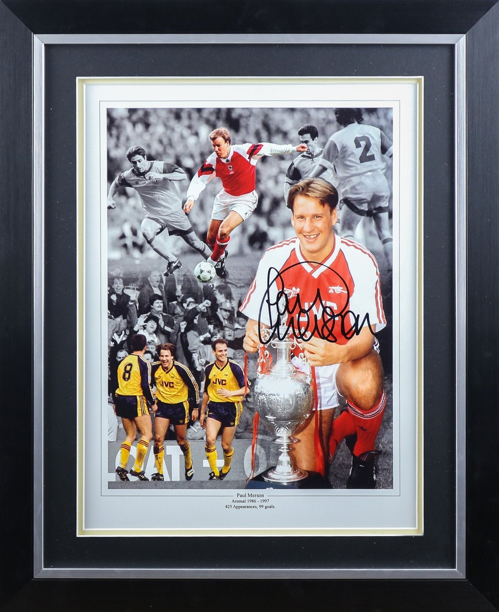 Paul Merson Signed 12x16 Photograph Framed Display - Memorabilia Framers Shop